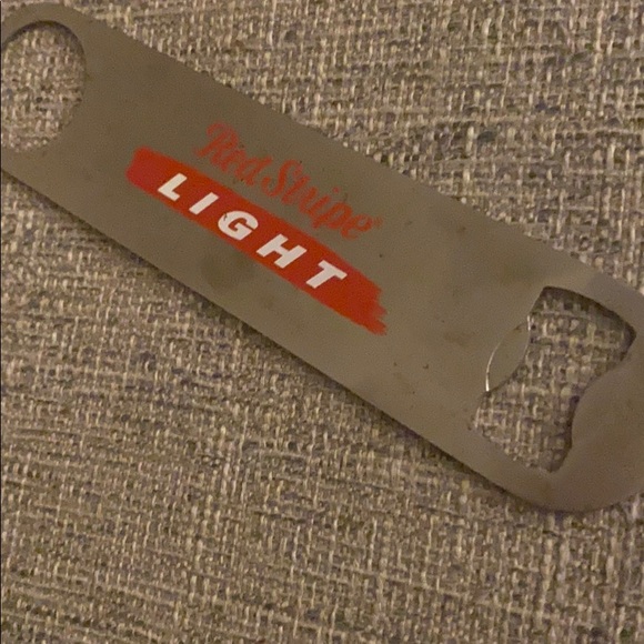 Red Stripe Beer Metal Bottle Opener - Picture 5 of 5